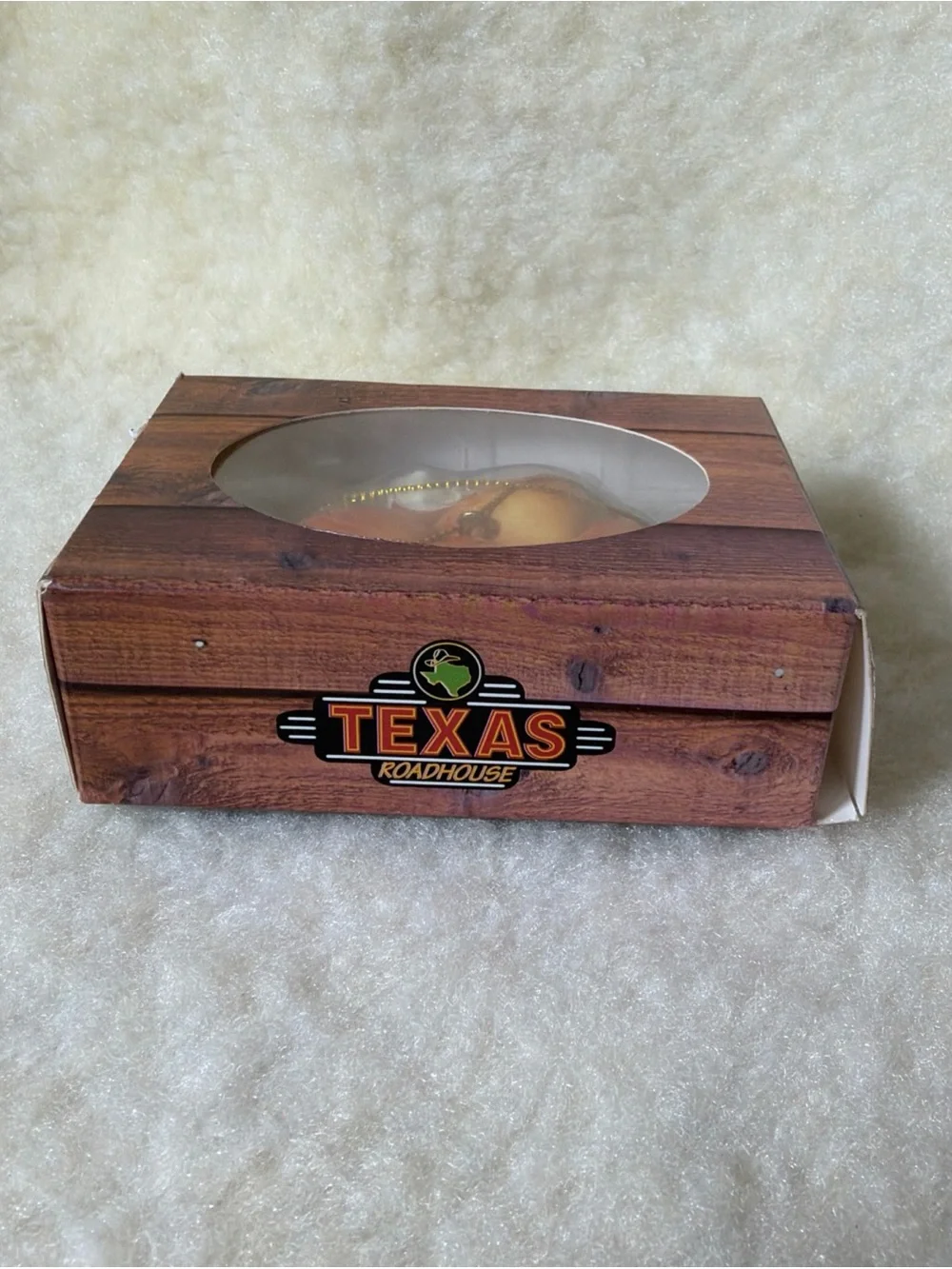 Texas Roadhouse Hanging Ornament Bread Rolls Basket